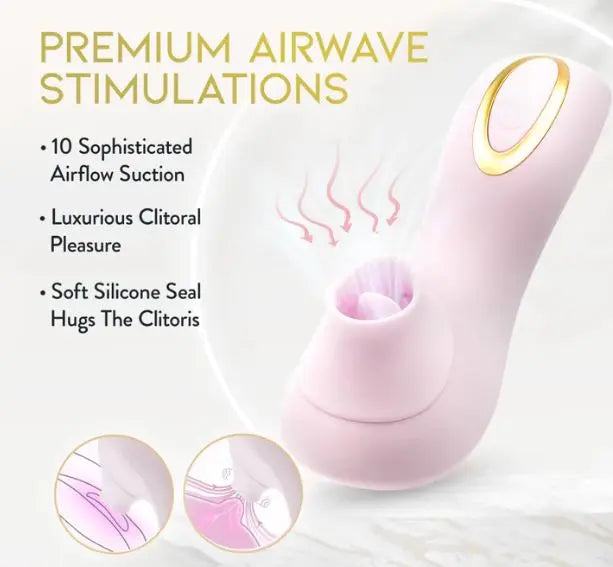 Delice Fleur Air Pulsing Vibe Barely Purple Blush Novelties