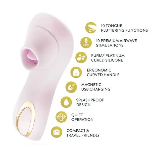 Delice Fleur Air Pulsing Vibe Barely Purple Blush Novelties