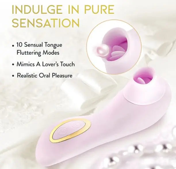 Delice Fleur Air Pulsing Vibe Barely Purple Blush Novelties