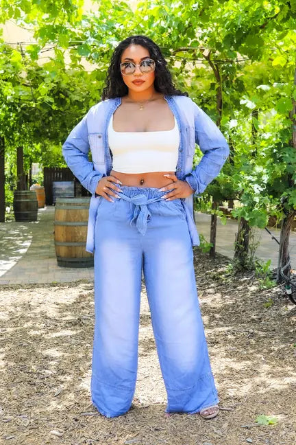 Denim on Denim Pant Set SurelyMine