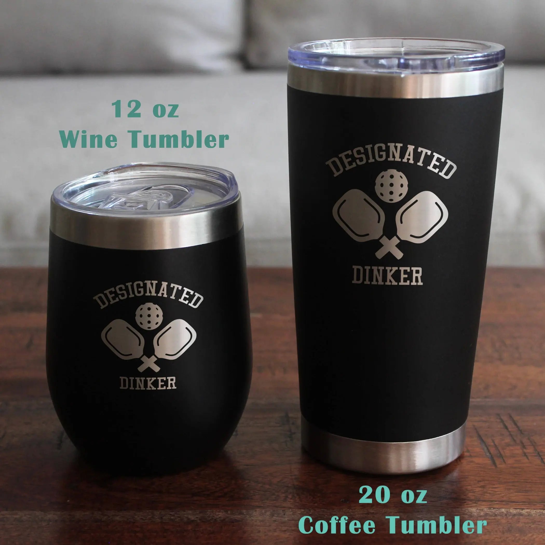 Designated Dinker Pint Glass for Beer - Pickleball Gifts Bevvee