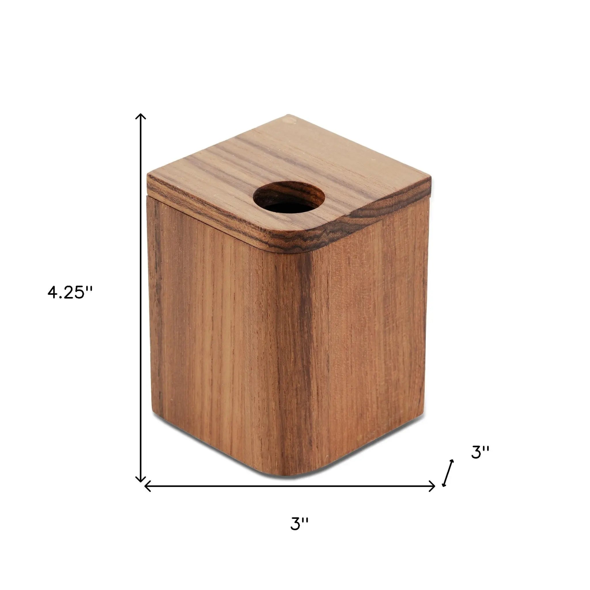 Designer Genuine Teak Cotton Box Homeroots Bed & Bath