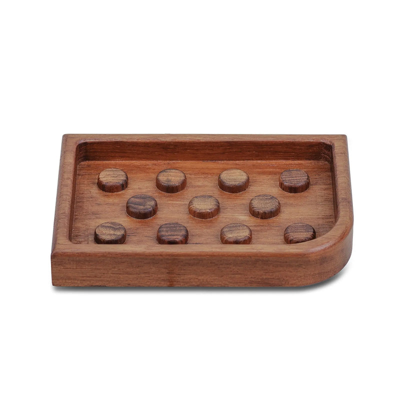 Designer Genuine Teak Soap Dish Homeroots Bed & Bath