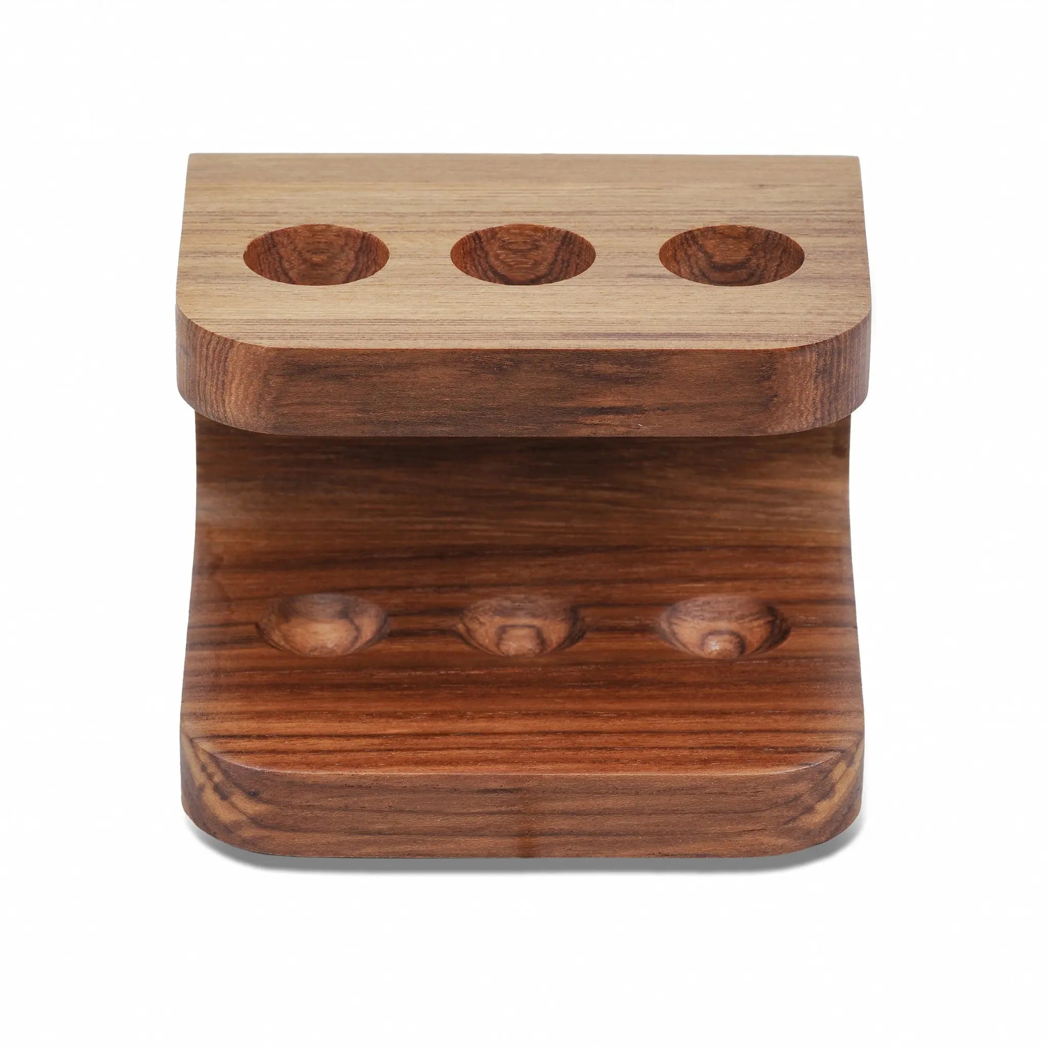Designer Genuine Teak Toothbrush Holder Homeroots Bed & Bath
