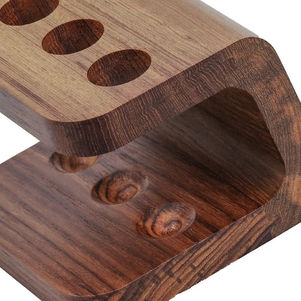 Designer Genuine Teak Toothbrush Holder Homeroots Bed & Bath