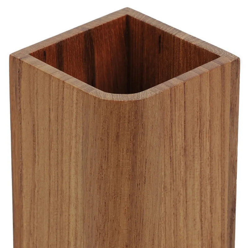 Designer Genuine Teak Tumbler Homeroots Bed & Bath