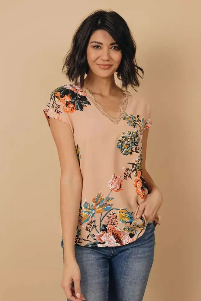 Different Outlook Printed Top Stay Warm in Style