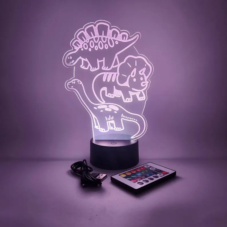 Dinosaur LED Light Lamp | Paleontology & Archaeology Gifts The 308 Collective