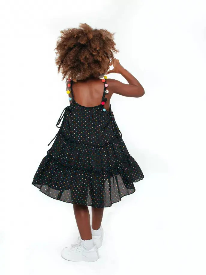 Dippin Dots Tiered Dress Little Mass