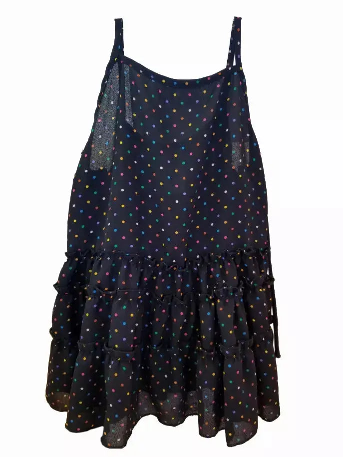 Dippin Dots Tiered Dress Little Mass