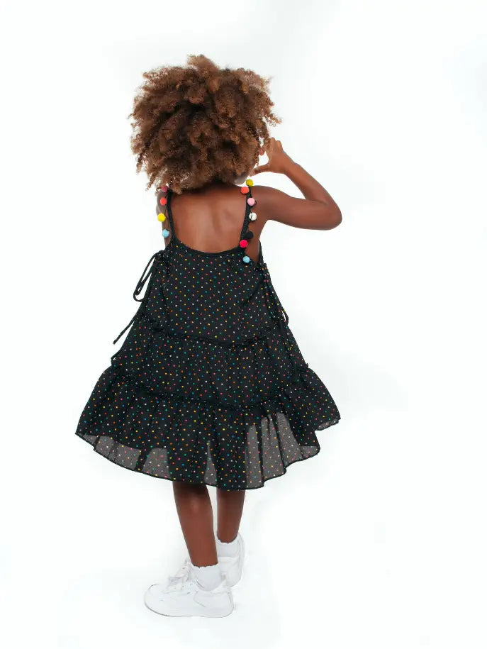 Dippin Dots Tiered Dress Little Mass