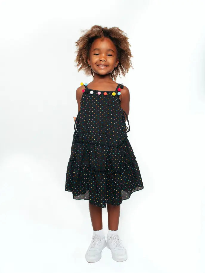 Dippin Dots Tiered Dress Little Mass