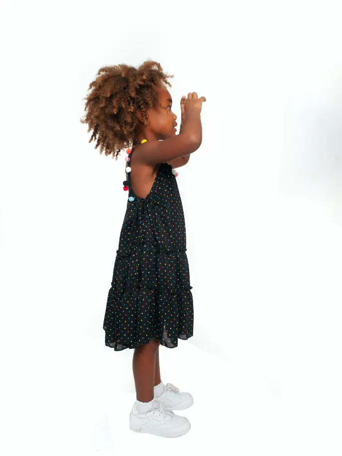Dippin Dots Tiered Dress Little Mass