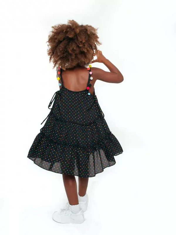 Dippin Dots Tiered Dress Little Mass