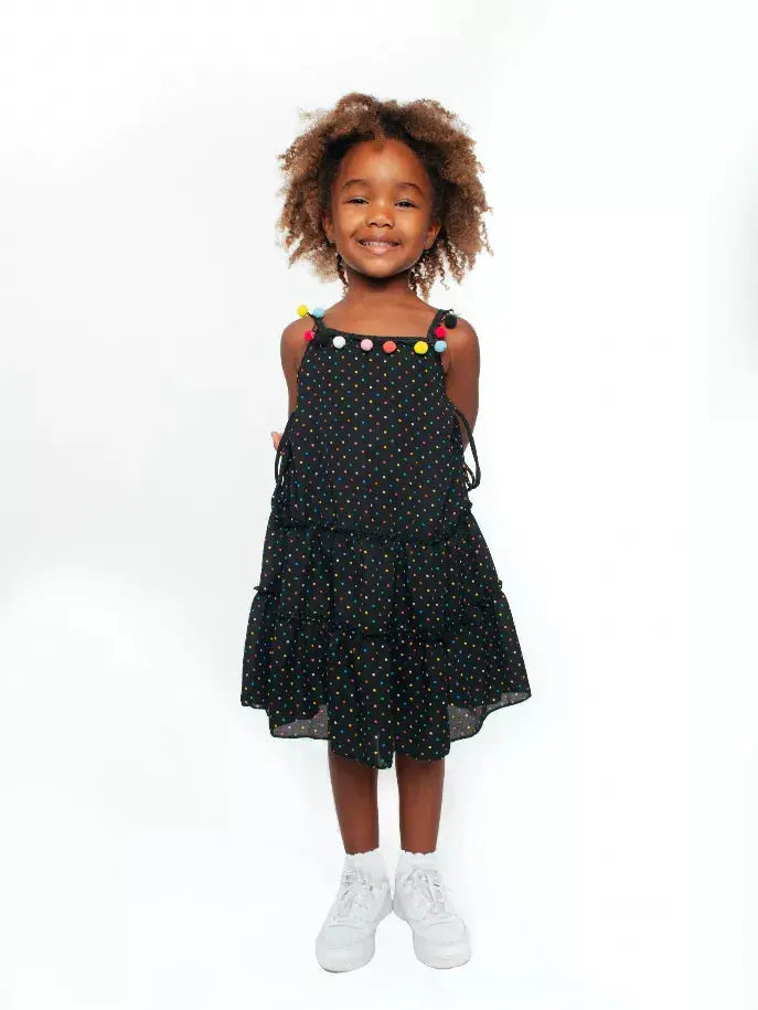 Dippin Dots Tiered Dress Little Mass