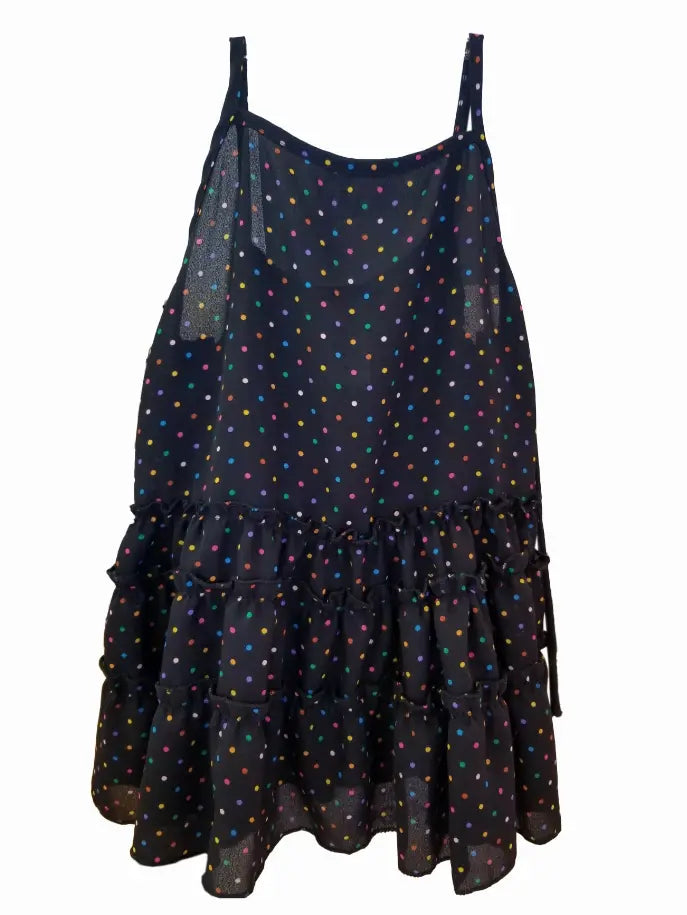 Dippin Dots Tiered Dress Little Mass