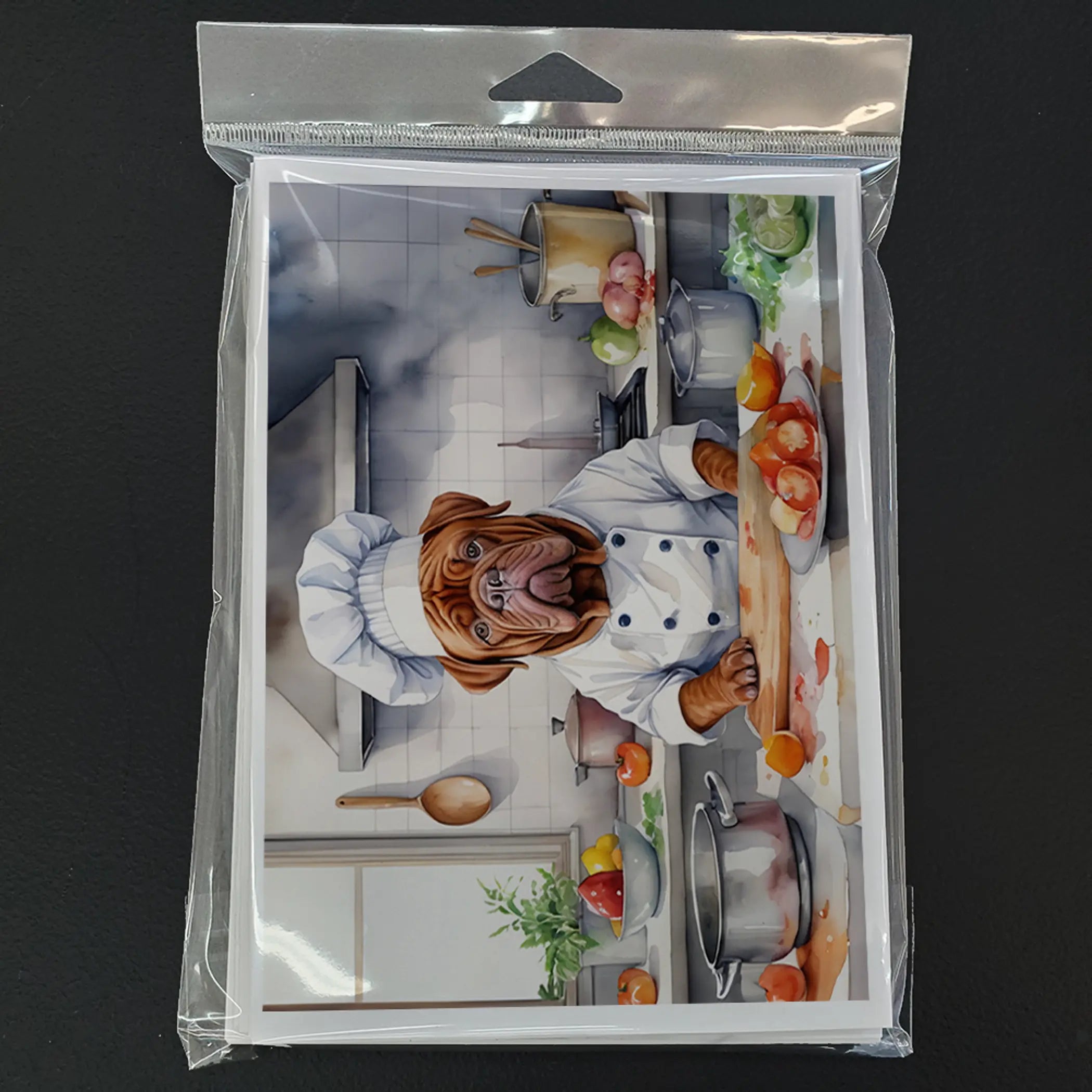 Dogue de Bordeaux The Chef Greeting Cards Pack of 8 Caroline's Treasures