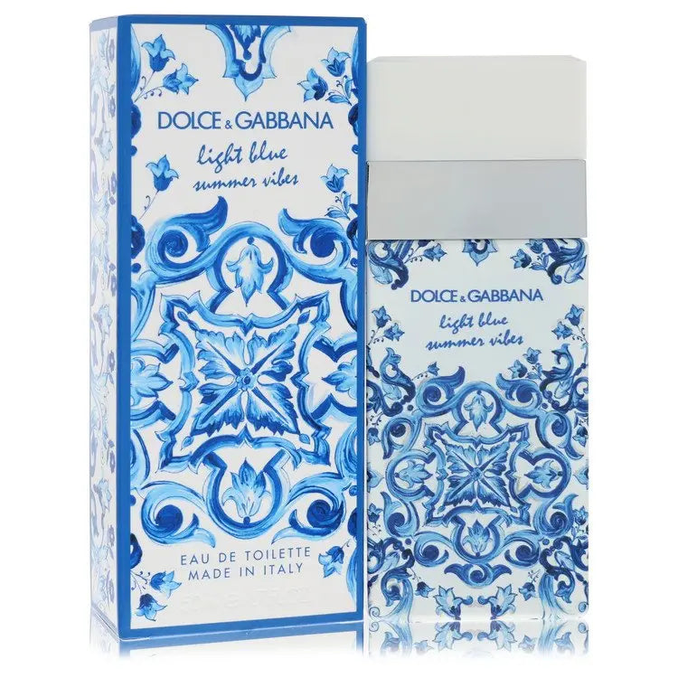 Dolce & Gabbana  Light Blue Summer Vibes by Dolce & Gabbana Eau De Toilette Spray 1.7 oz for Women for Fragrances for Women Dolce & Gabbana
