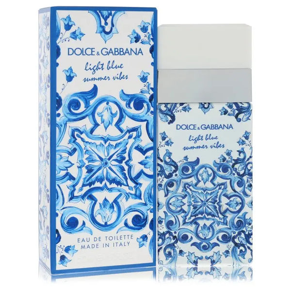 Dolce & Gabbana  Light Blue Summer Vibes by Dolce & Gabbana Eau De Toilette Spray 1.7 oz for Women for Fragrances for Women Dolce & Gabbana