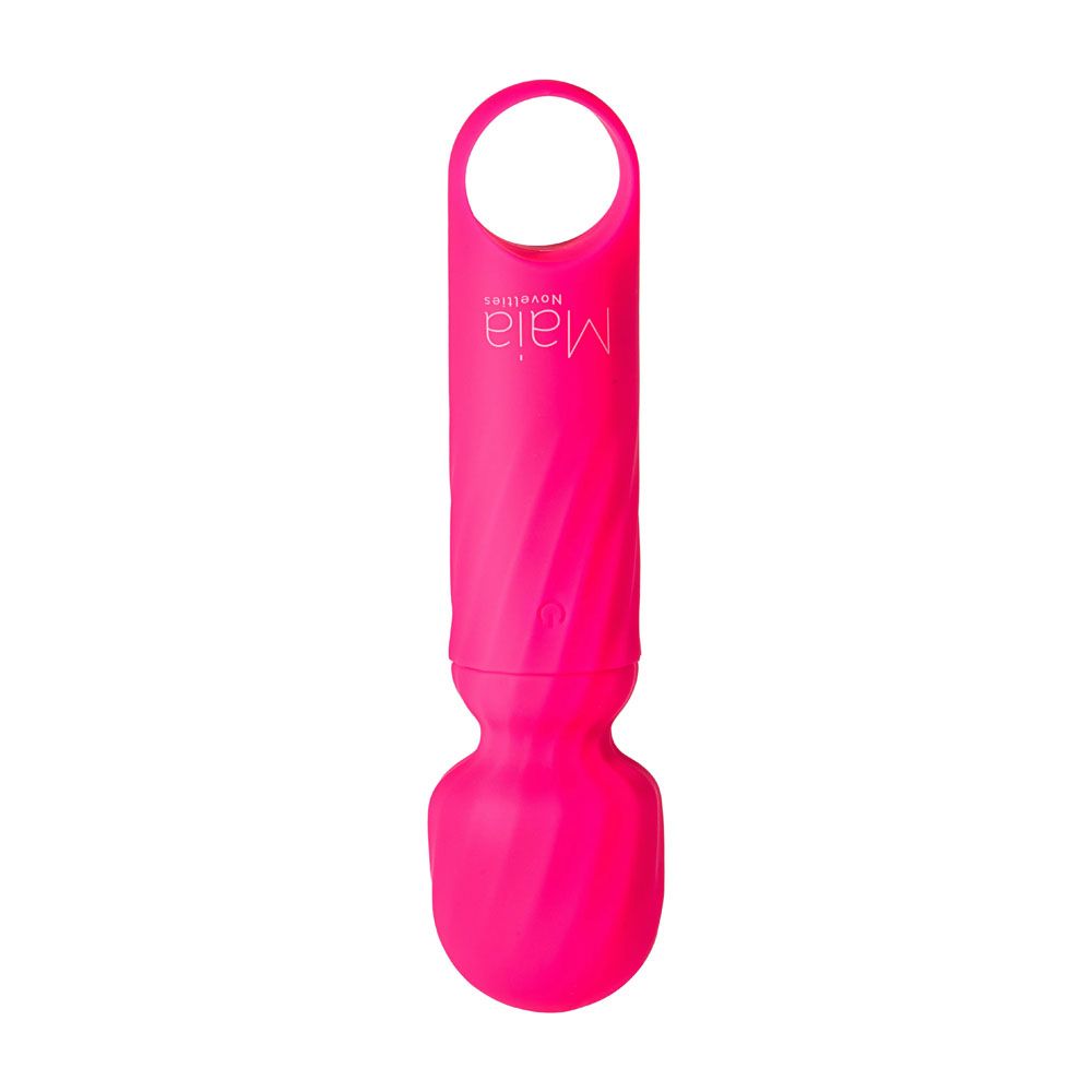 Dolly Pink Silicone Mini Wand Rechargeable Maia Toys