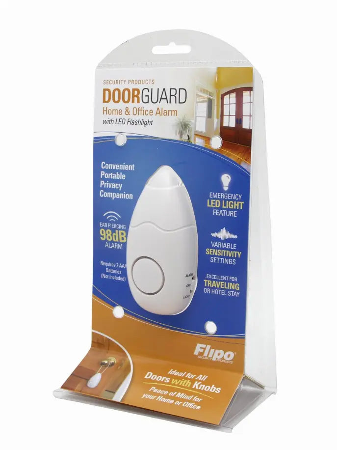 Door Guard Alarm with Mini LED Light Flipo