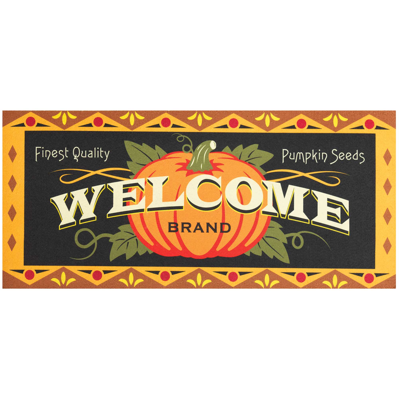 Doormat Insert Welcome Pumpkin Dicksons Inc