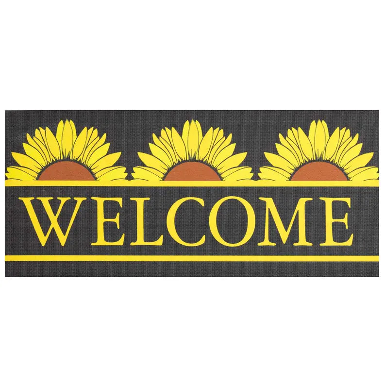 Doormat Insert Welcome Sunflower Dicksons Inc