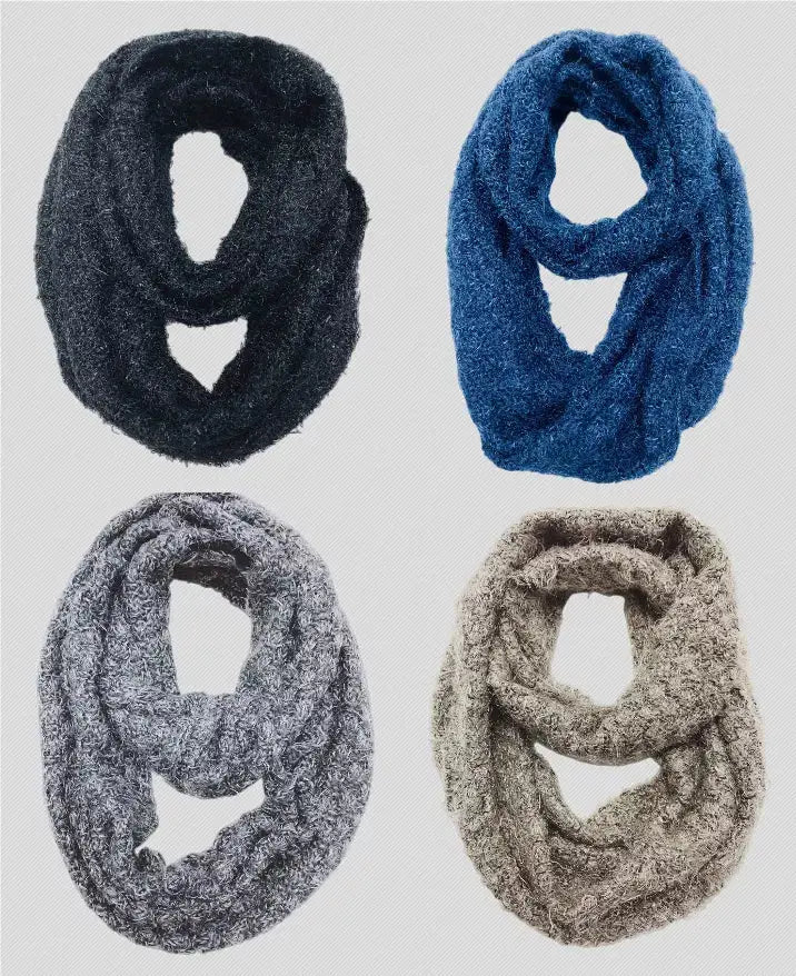 Double Loop Knitted Yam Infinity Scarf JC Sunny Fashion