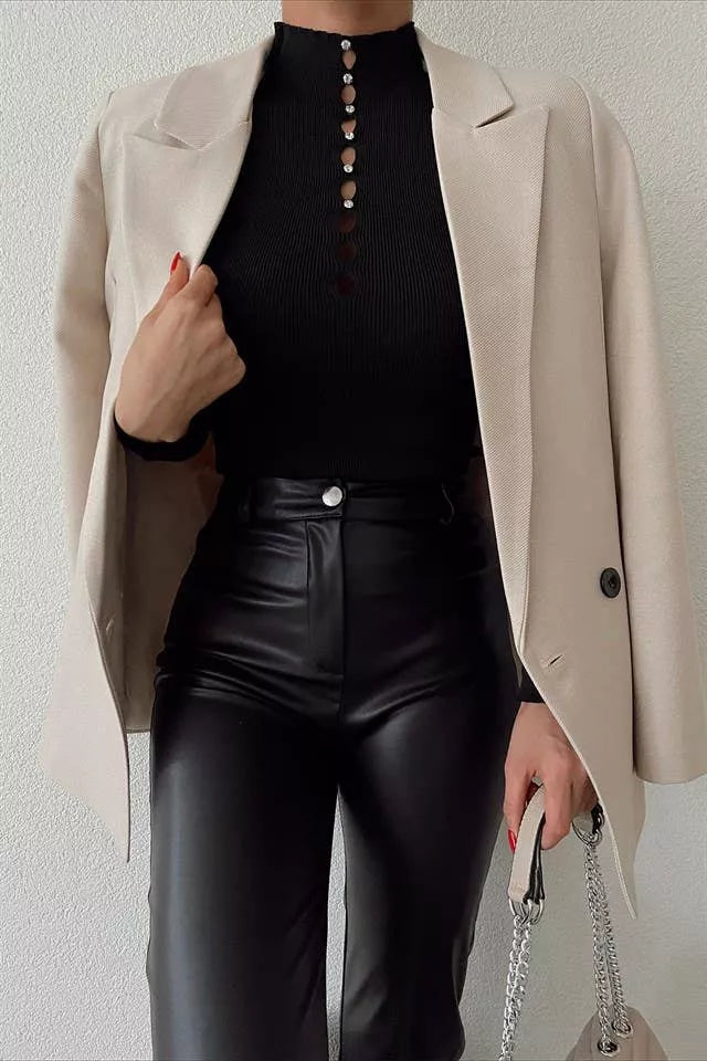 Double Pocket Blazer Jacket Opposite Sense