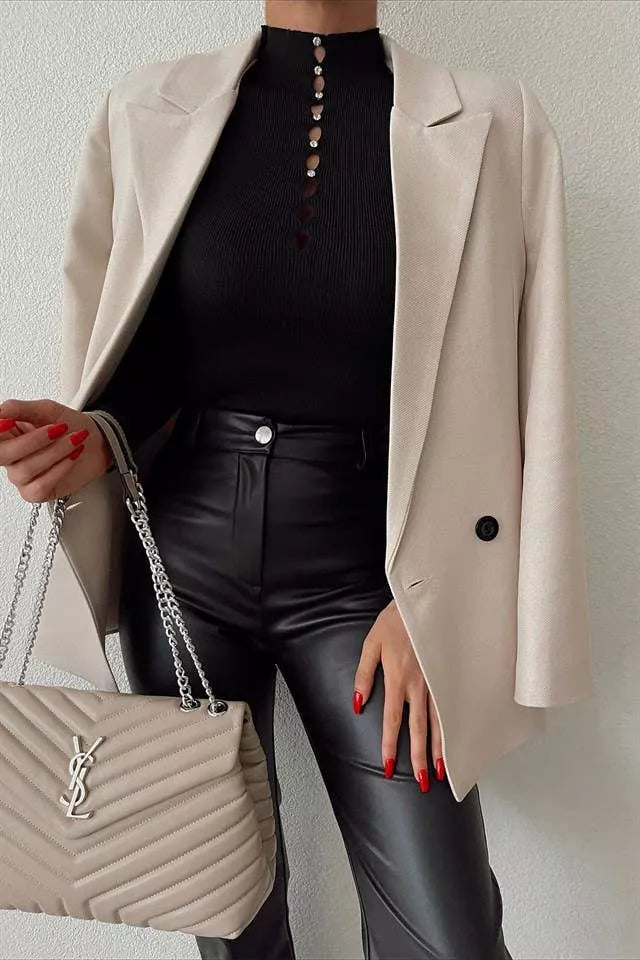 Double Pocket Blazer Jacket Opposite Sense