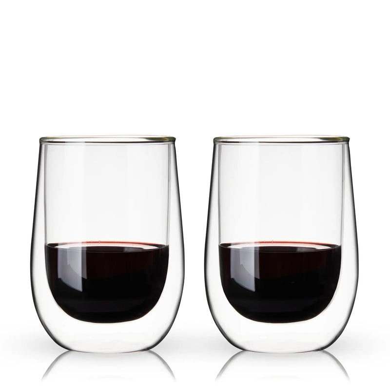 Double Walled Wine Glasses by True True