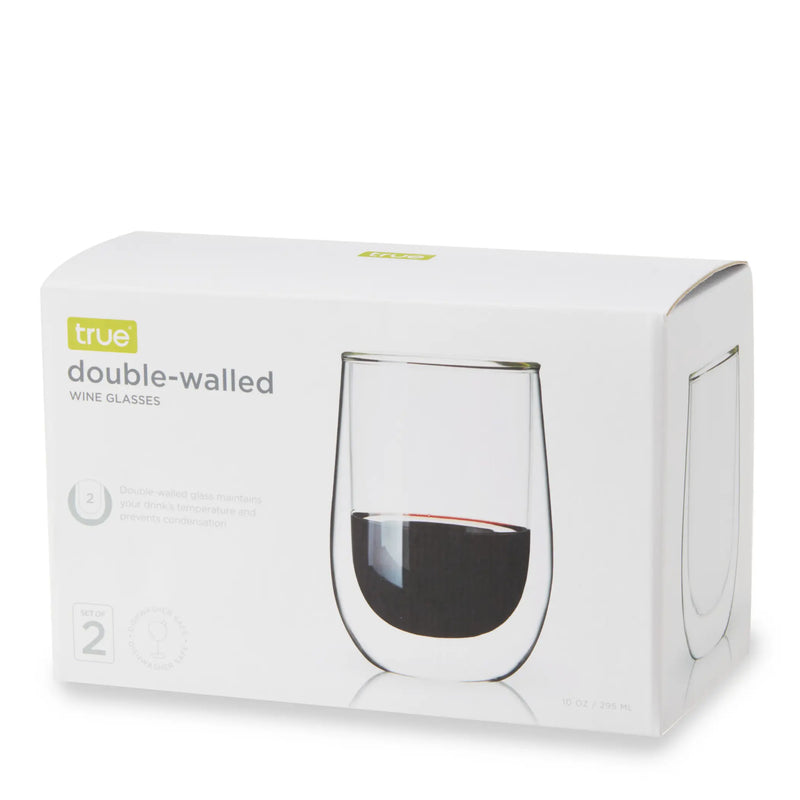 Double Walled Wine Glasses by True True