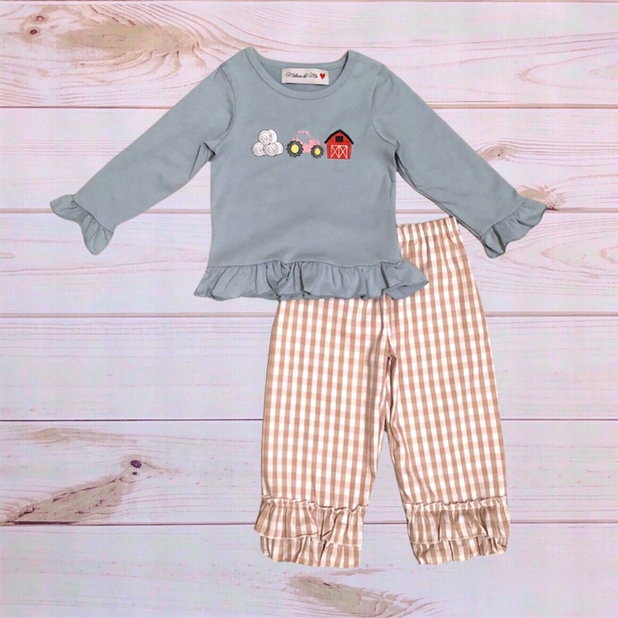 Down on the Farm Outfit (Girls) Melina & Me