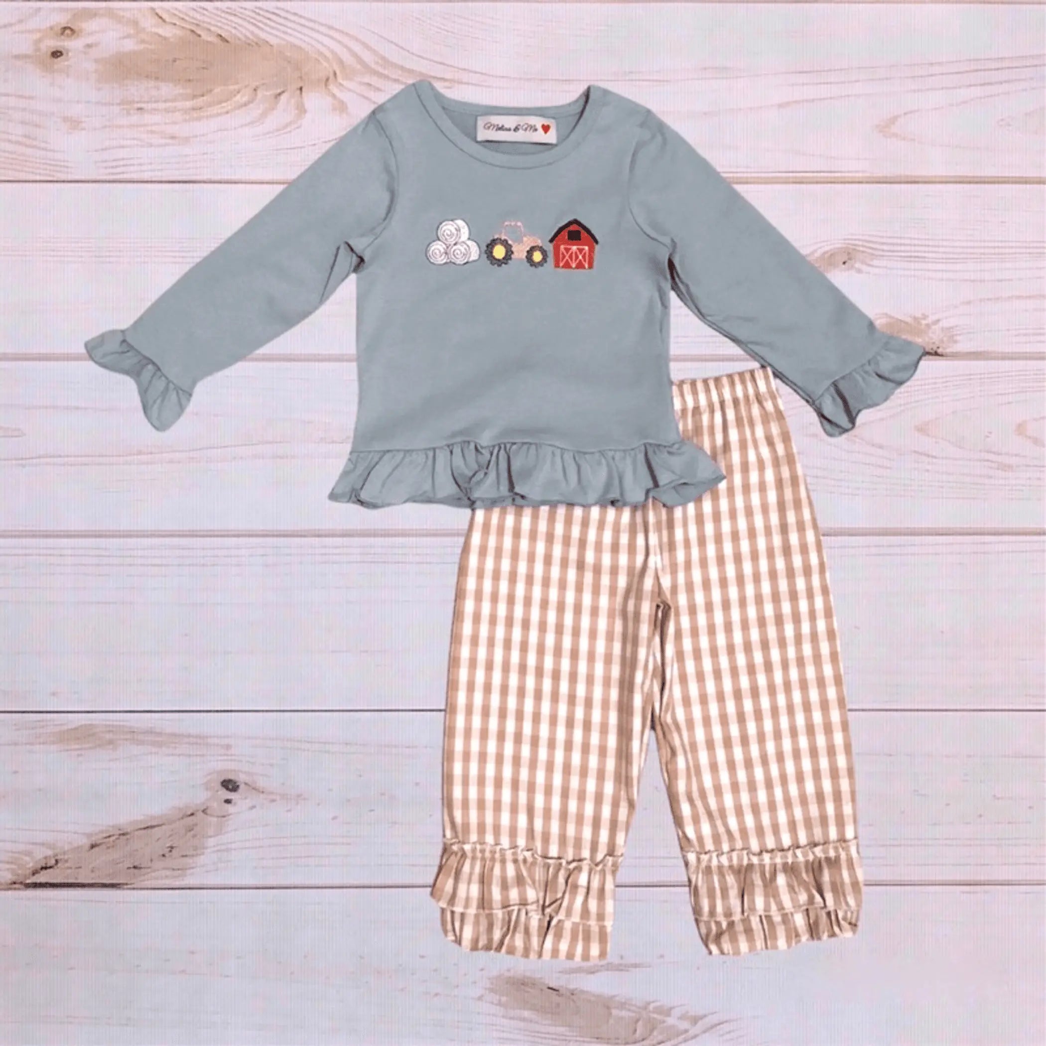Down on the Farm Outfit (Girls) Melina & Me
