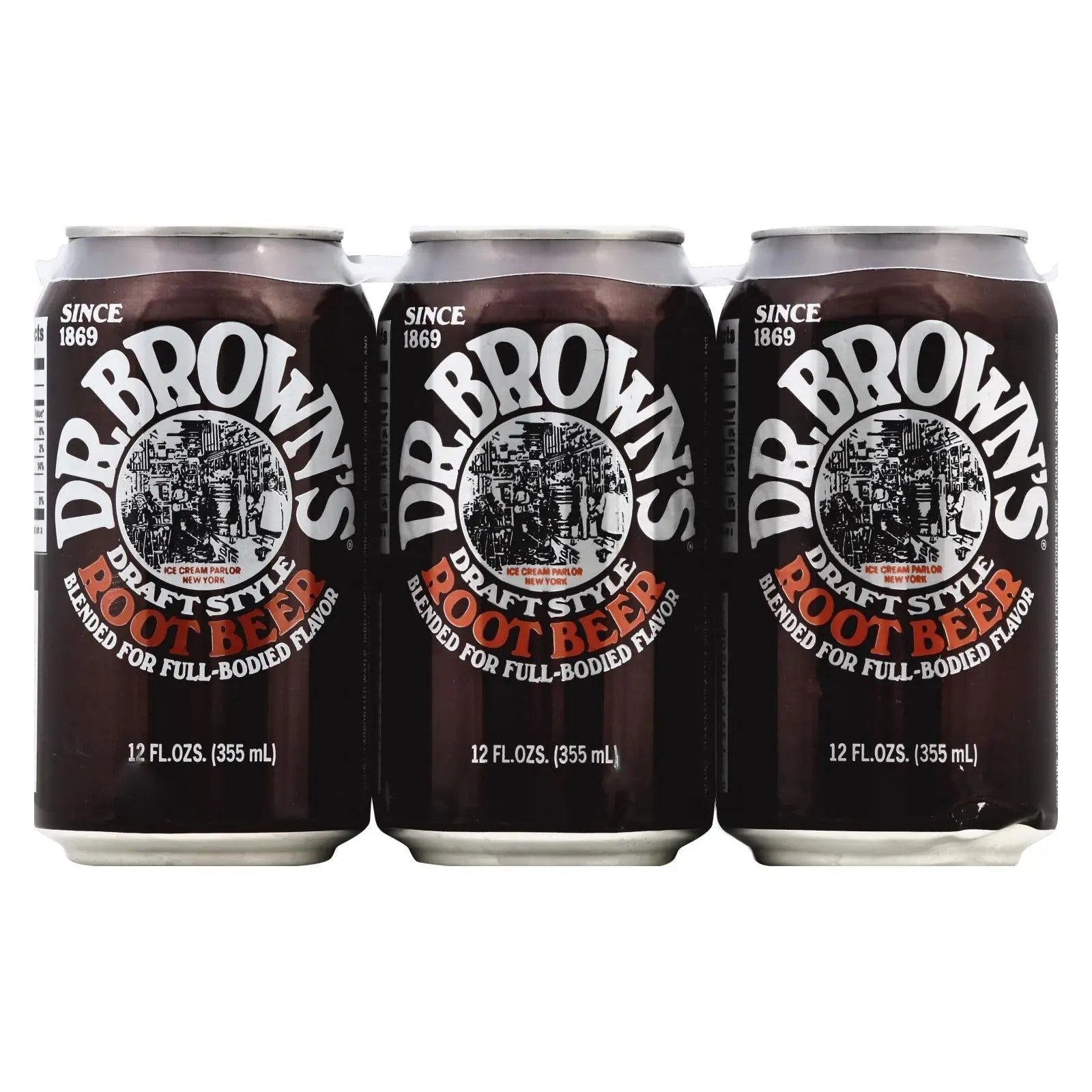 Dr. Brown Draft Style Root Beer - Case Of 4 - 6/12 Fz Dr. Brown