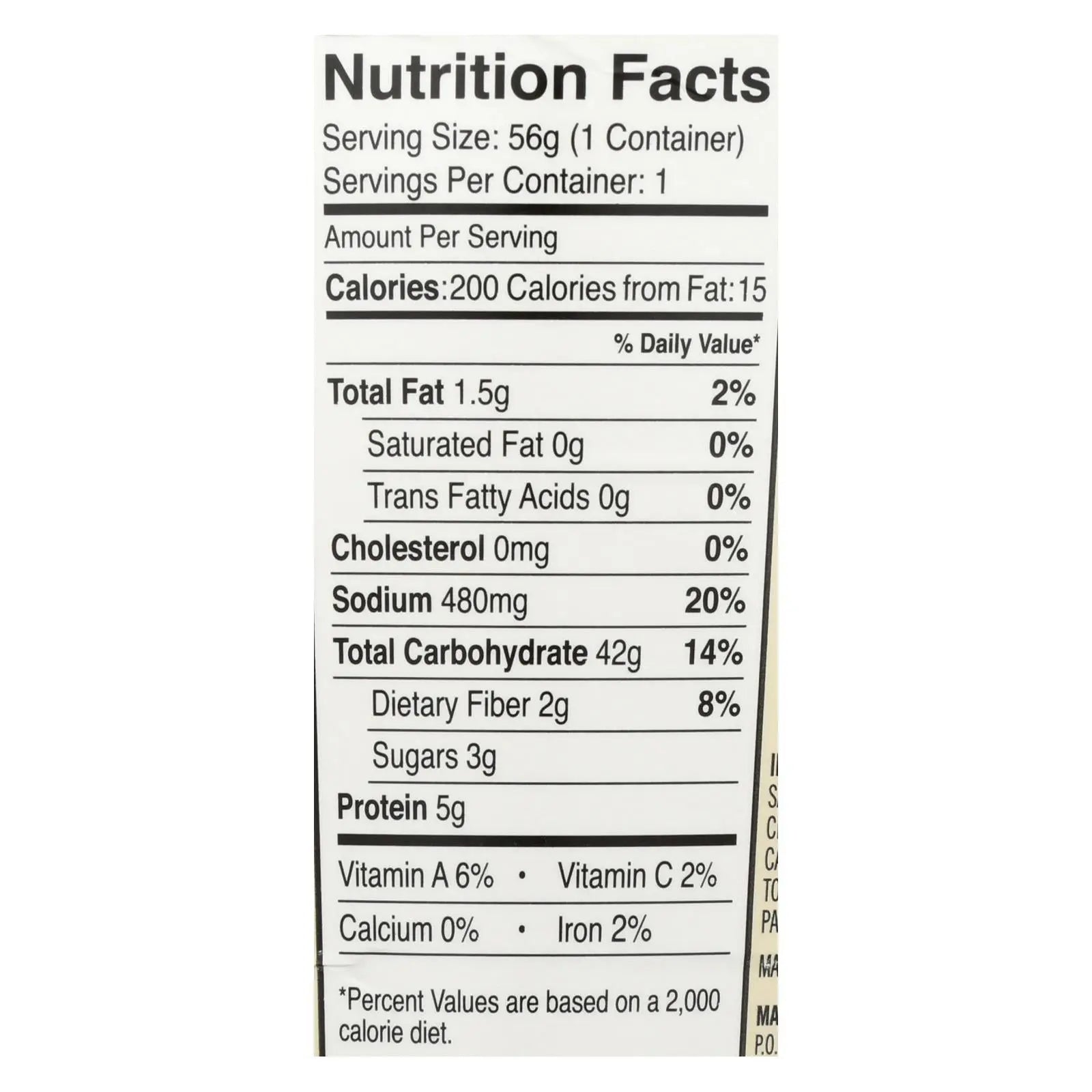 Dr. Mcdougall's Pad Thai Asian Noodles - Case Of 6 - 2 Oz. Dr. Mcdougall's