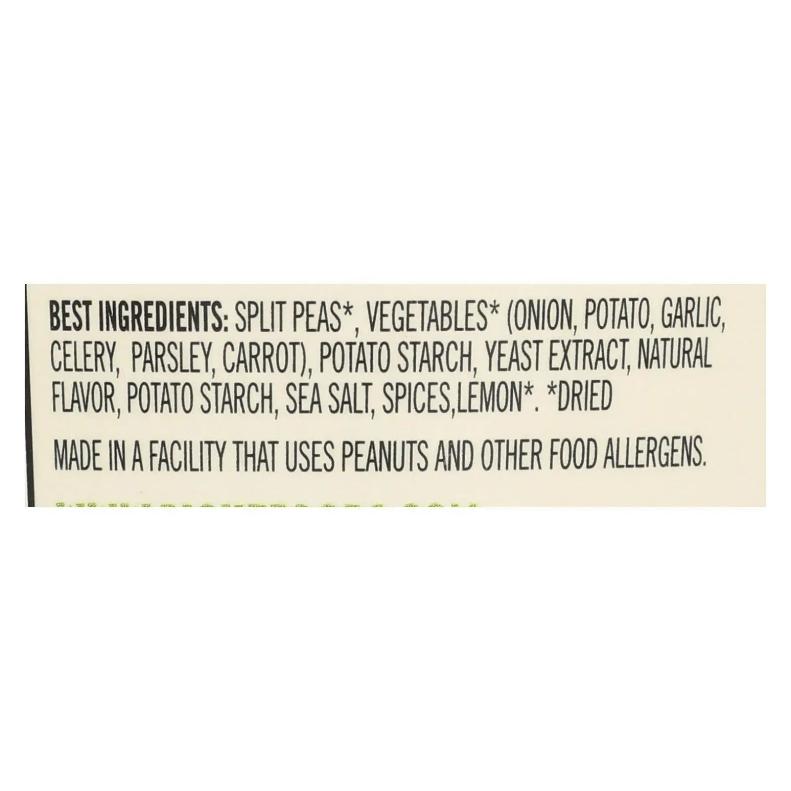 Dr. Mcdougall's Vegan Split Pea Lower Sodium Soup Cup - Case Of 6 - 1.9 Oz. Dr. Mcdougall's