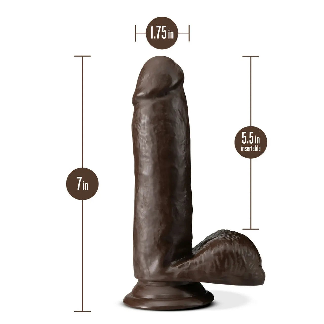 Dr. Skin Plus 7in Poseable Girthy Dildo Blush Novelties