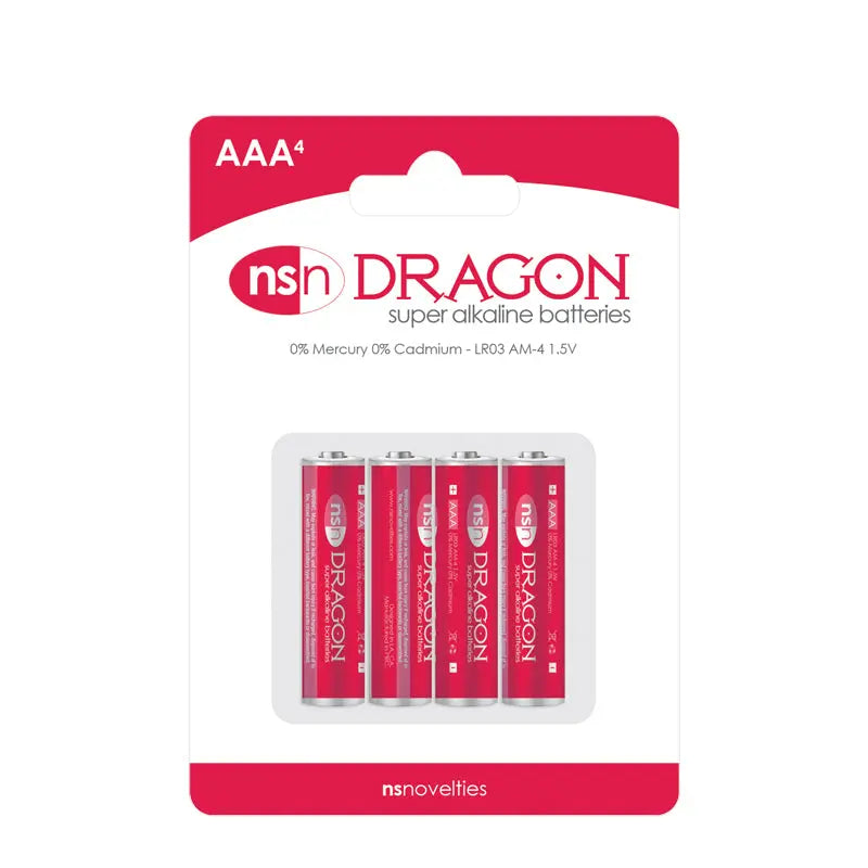 Dragon 4pk Alkaline Aaa Batteries NS Novelties