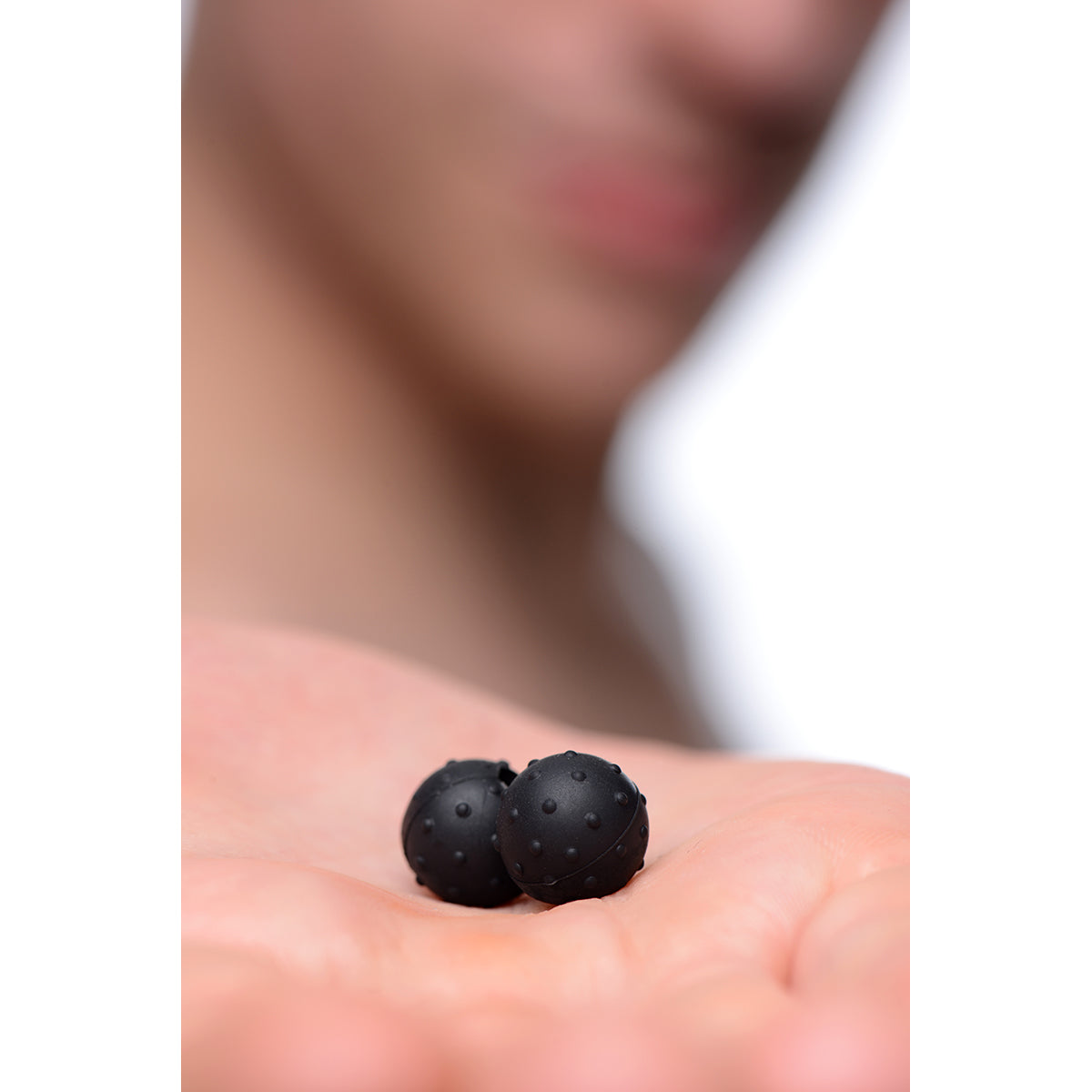 Dragon's Orbs Nubbed Silicone Magnetic Balls XR Brands