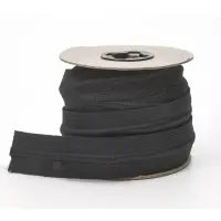 Draw cord elastic, Black 1-1/4 in - 10 y MUTUAL INDUSTRIES INC.