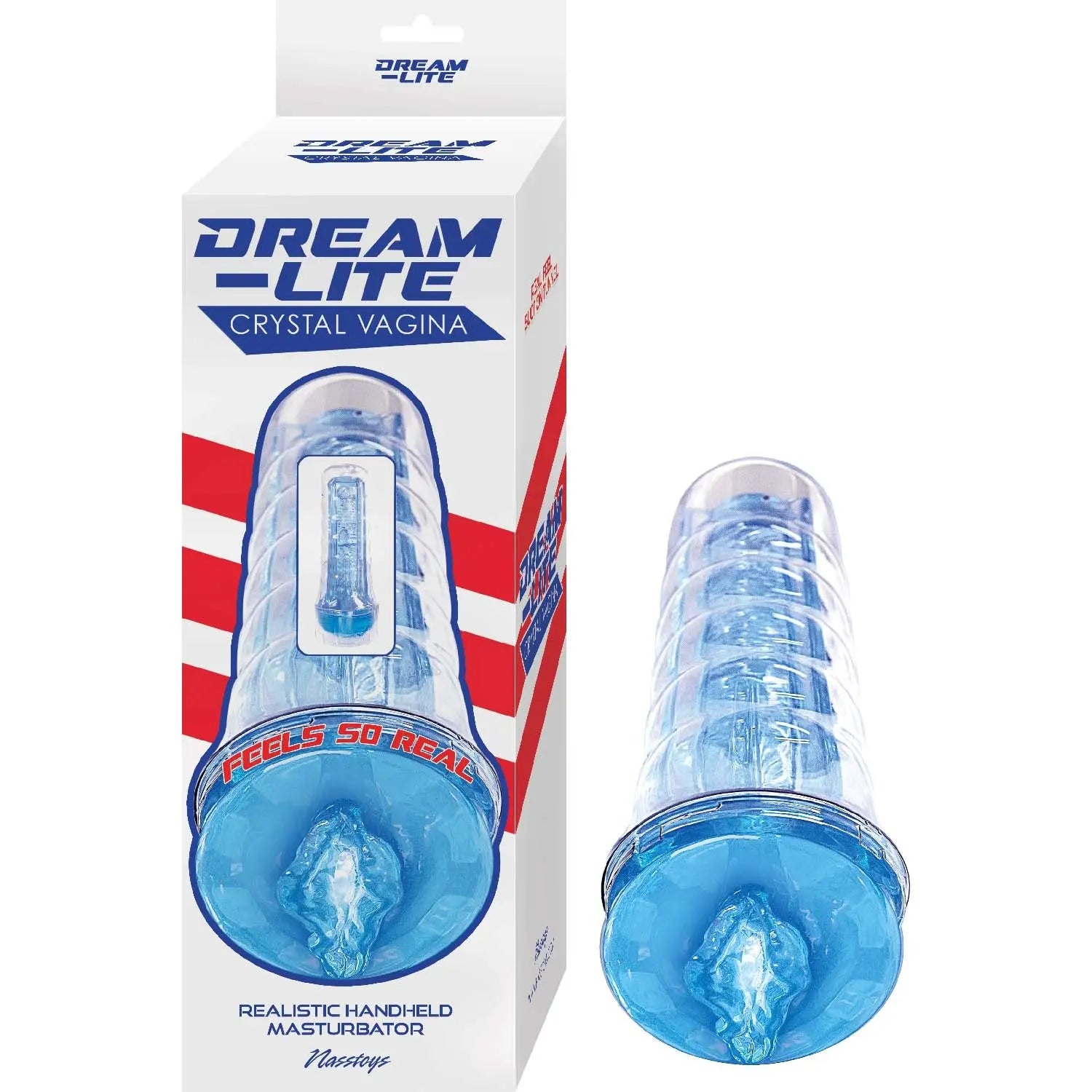 Dream-lite Crystal Vagina Masturbator Blue Nasstoys