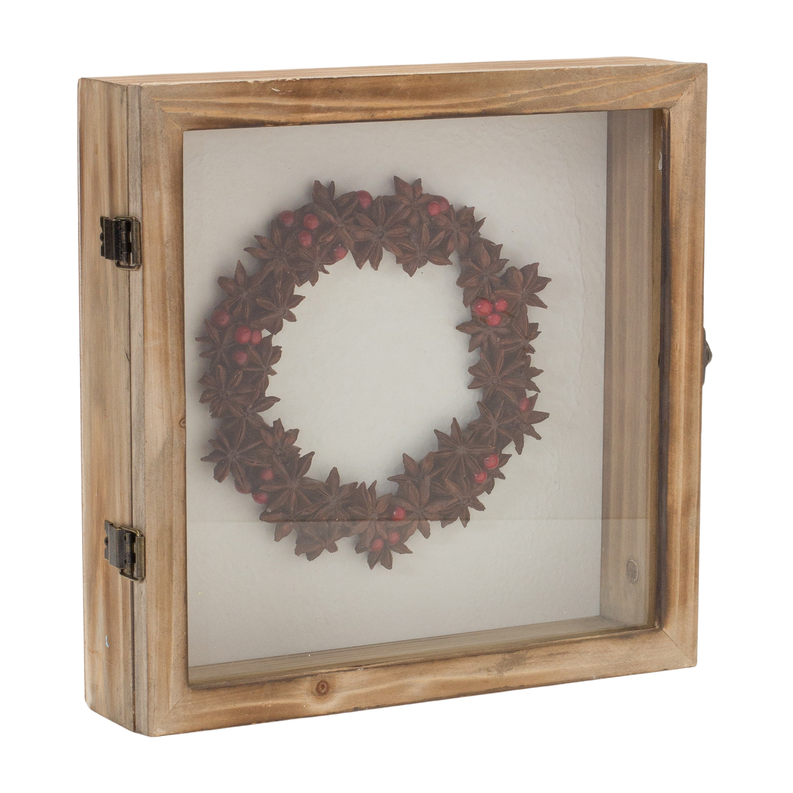 Dried Fruit Wreath Shadow Box Melrose International