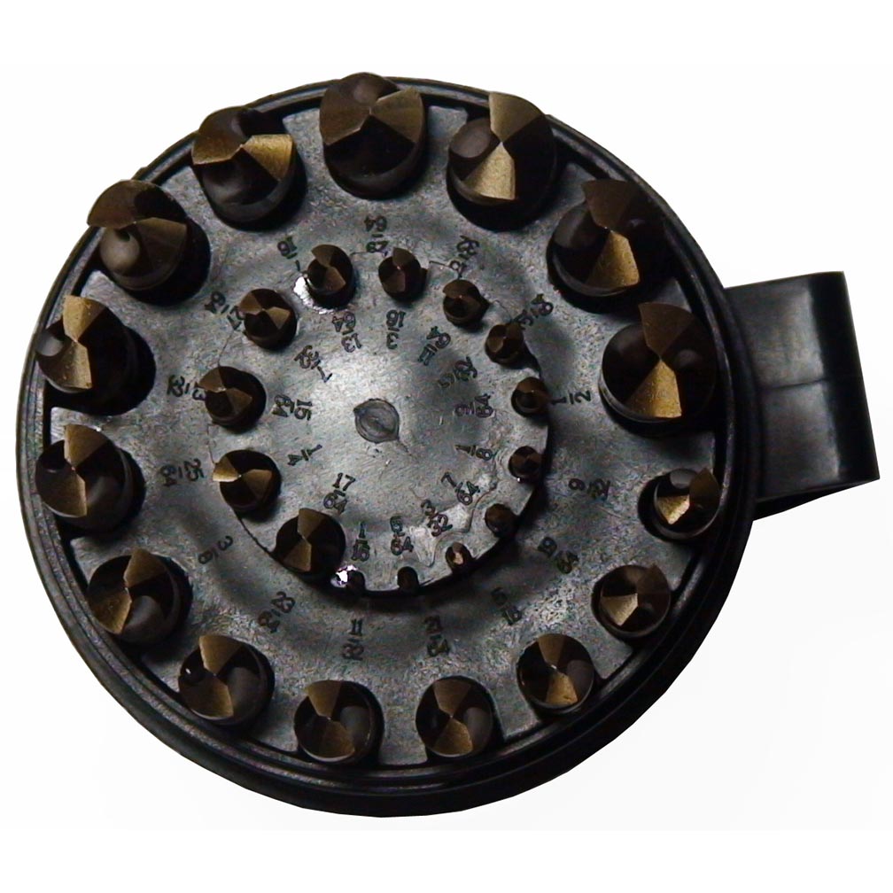 Drill America 1/16-1/2x64ths Cobalt Set In Plastic Case DRILL