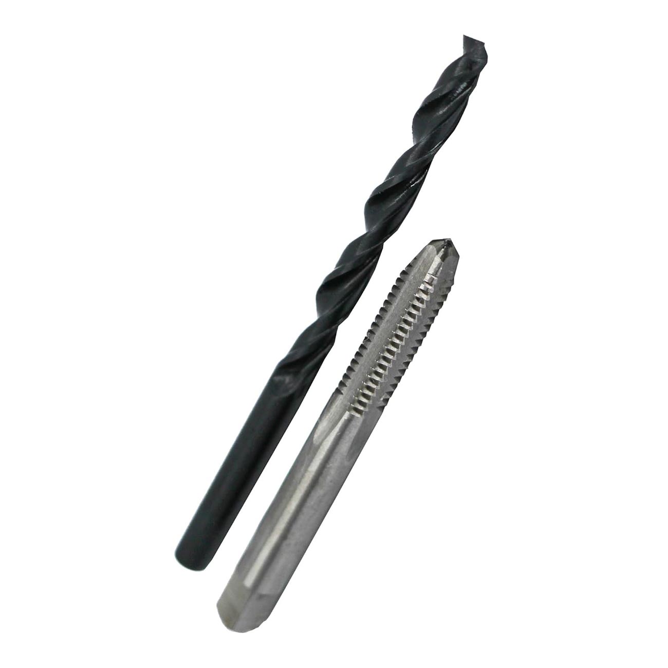 Drill America 3/8"-24 Unf Hss Plug Tap And Q Hss Drill Bit Kit In Storage Pouch DRILL