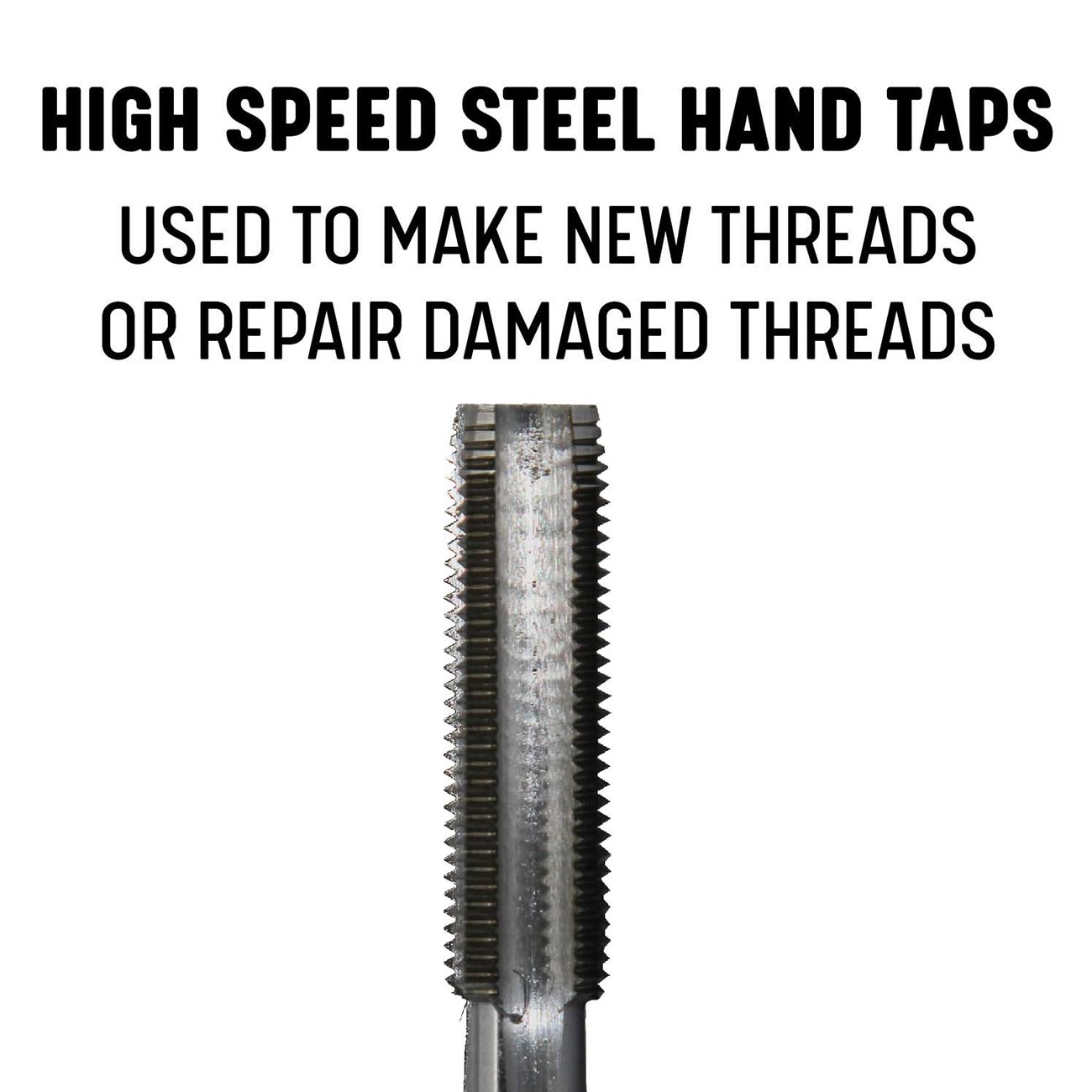 Drill America 3/8"-24 Unf Hss Plug Tap And Q Hss Drill Bit Kit In Storage Pouch DRILL