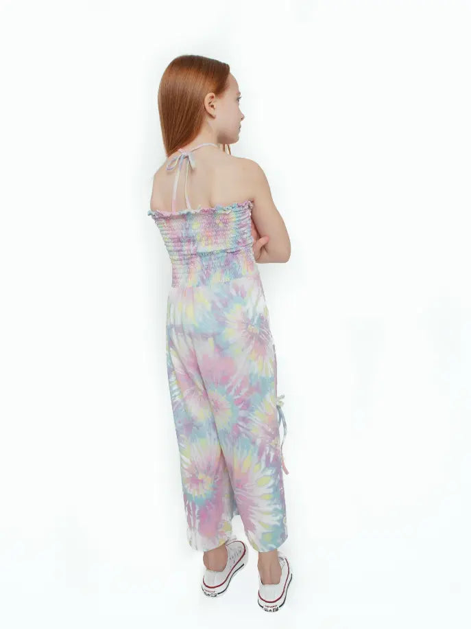 Dye-Mentions Smocked Romper Tru Luv