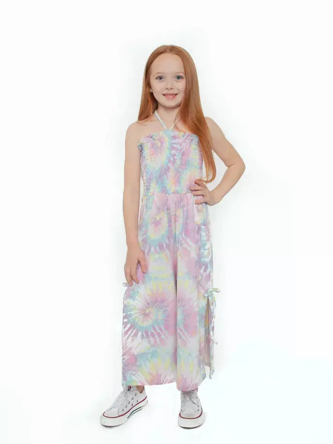 Dye-Mentions Smocked Romper Tru Luv