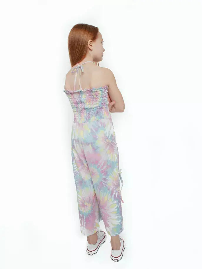 Dye-Mentions Smocked Romper Tru Luv