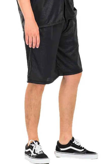 EMBOSSED SNAKE SHORTS WEIV